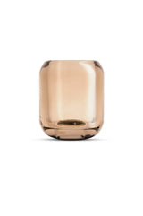 2 Acorn tealight holder Amber