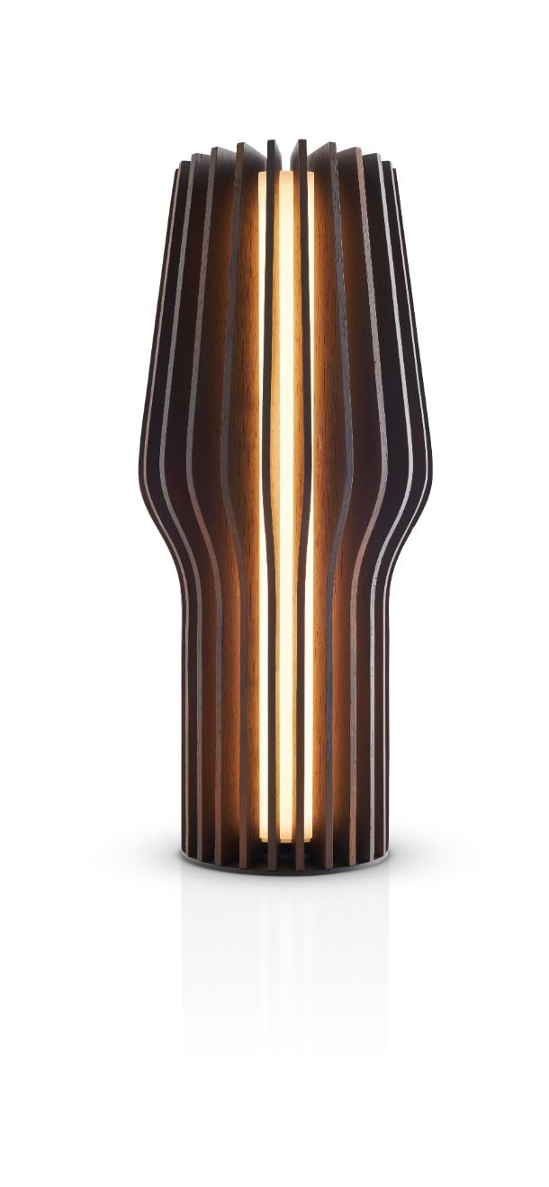 Radiant LED battery lamp Smoked oak