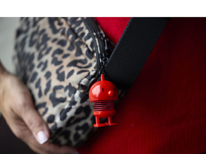 Hoptimist Bag charm Red