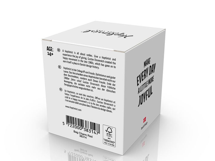 Hoptimist Bag charm Red