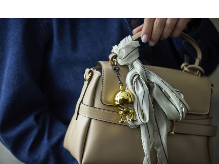 Hoptimist Bag charm Gold