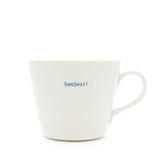 Bucket Mug Medium  - 350ml - bonjour! (blue)