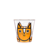 Jane Foster Glass Tumbler  Ginger Cat