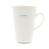 Bucket Mug Medium - 350ml - Overworked/Underpaid (Red)