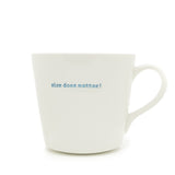 Bucket Mug Large - 500ml - Size Does Matter! (Blue)