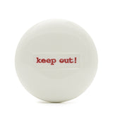 Drawer Knobs - Keep Out! (Red)