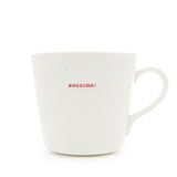 Bucket Mug Large - 500ml - Awesome! (Red)