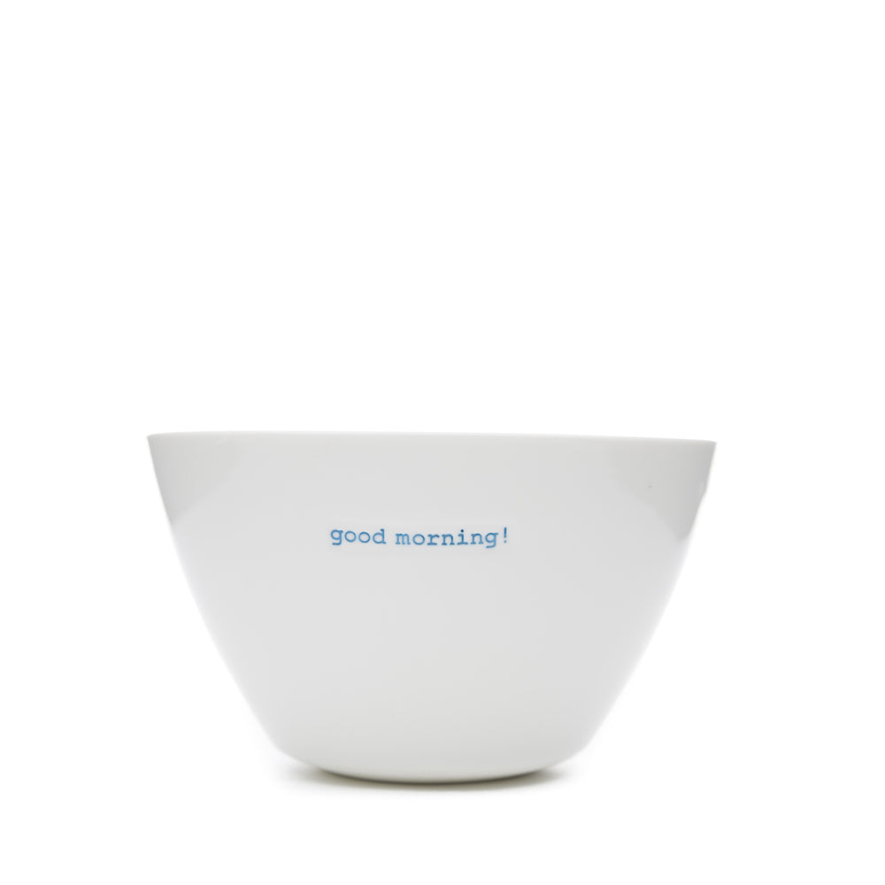 Bowl Medium - 500ml - Good Morning! (Blue)