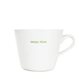 Bucket Mug Medium - 350ml - Carpe Diem (Green)