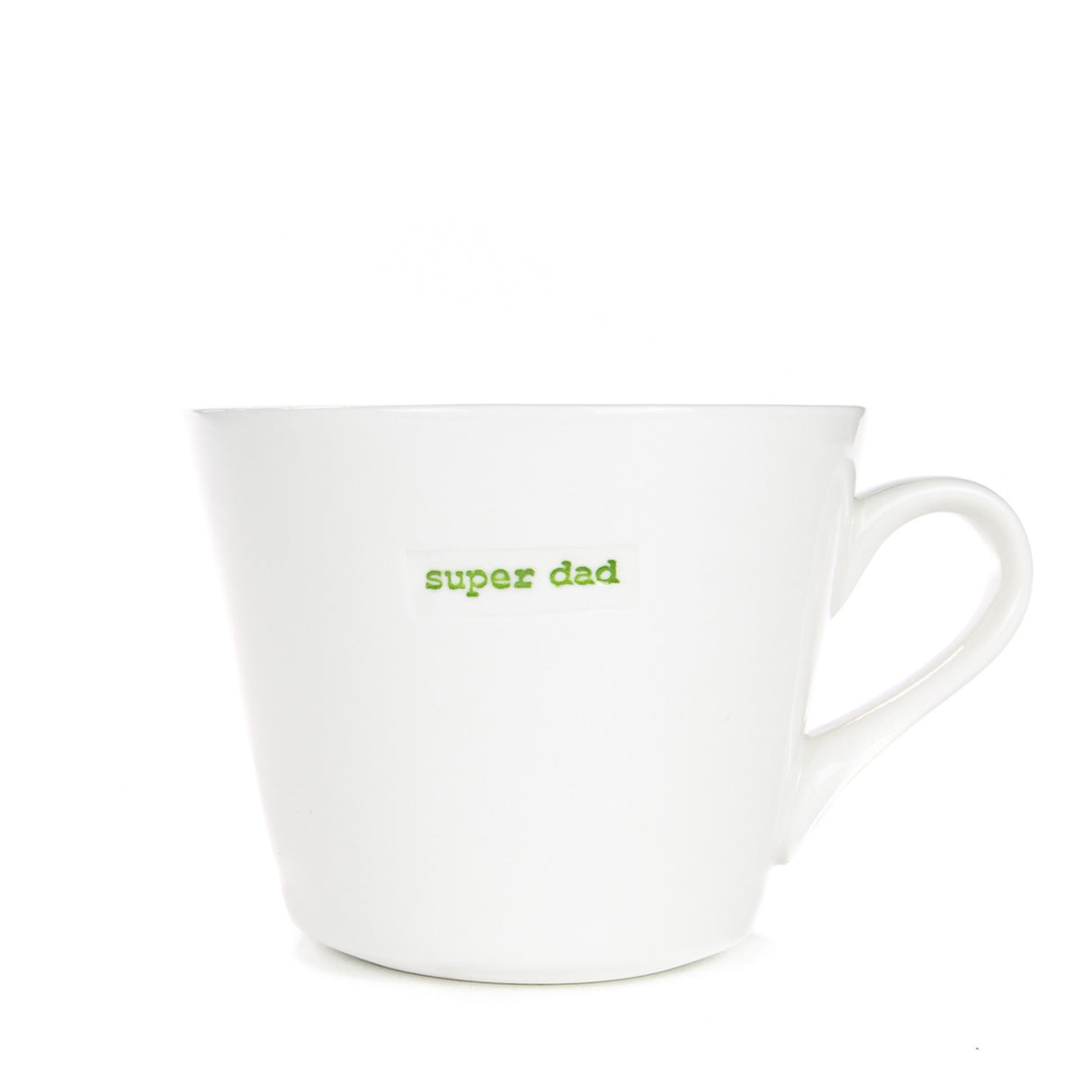 Bucket Mug Medium - 350ml - Super Dad (Green)