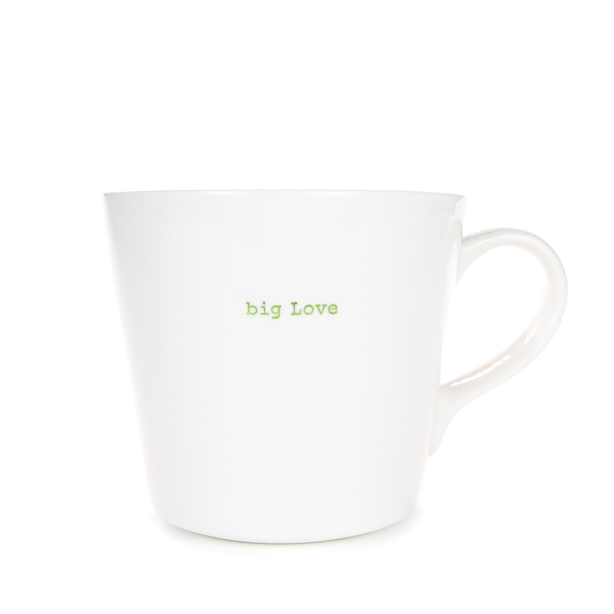 Bucket Mug Large - 500ml - Big Love (Green)