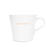 Bucket Mug Large - 500ml - Good Morning! (Orange)