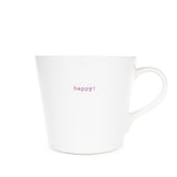 Bucket Mug Large - 500ml - Happy! (Lilac)
