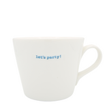 Bucket Mug Medium - 350ml - Let'S Party! (Blue)