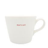 Bucket Mug Medium - 350ml - Don'T Ask (Red)