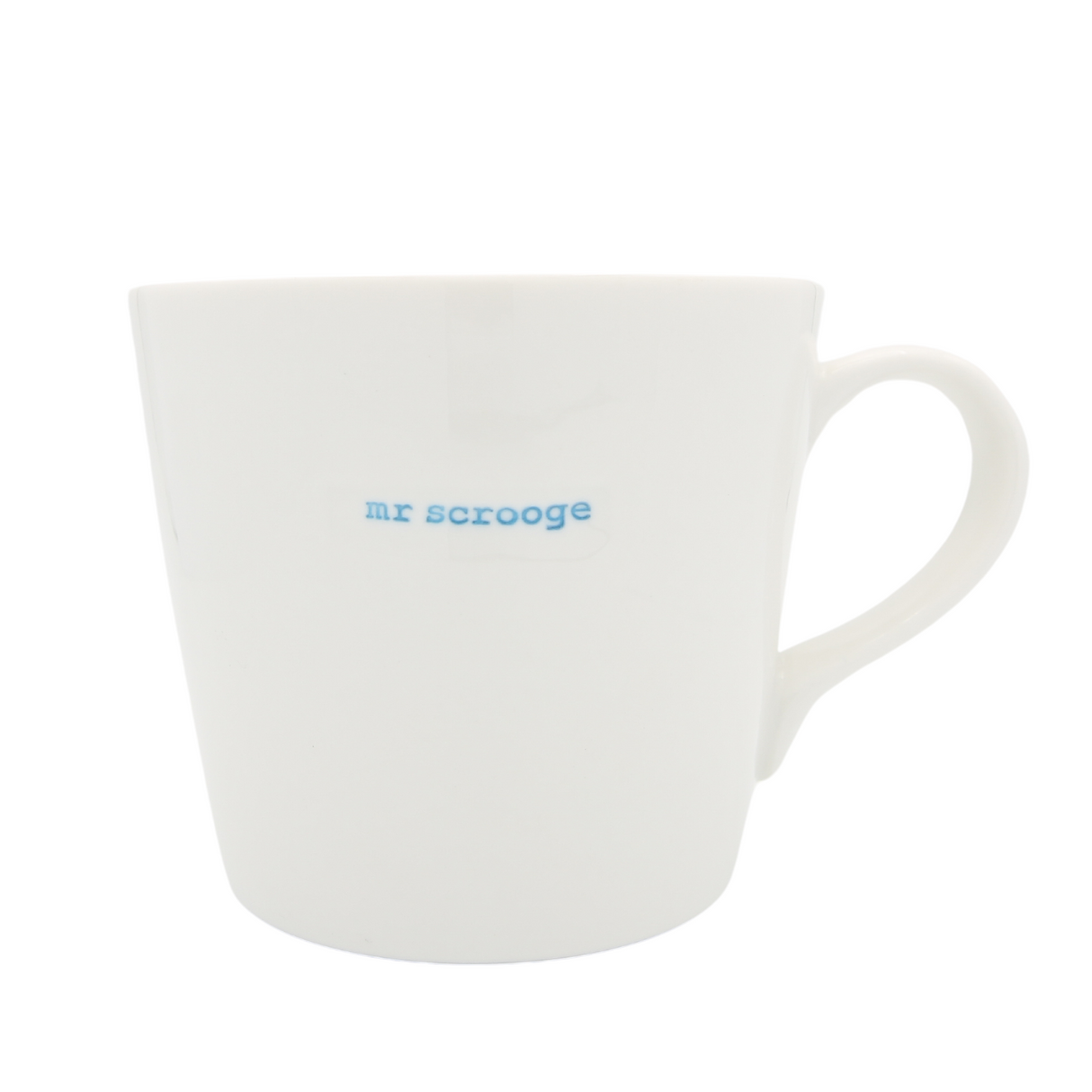 Bucket Mug Large - 500ml - Mr Scrooge (Blue)