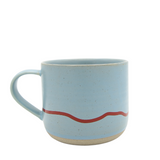 Mug Medium - Studio Range - 350ml - Clear Sky & Red