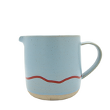 Jug Large - Studio Range -400ml - Clear Sky & Red