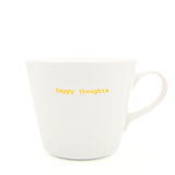 Bucket Mug Medium - 350ml - Happy Thoughts