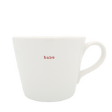 Bucket Mug Medium - 350ml - Babe (Red)