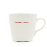 Bucket Mug Large - 500ml - Le Grand Amour! (Red)