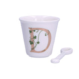 UNICO CUP 'D' W/O HANDLE W/SPOON 75 ccGB