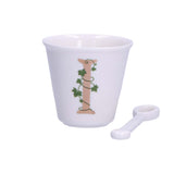 UNICO CUP 'I' W/O HANDLE W/SPOON 75 ccGB