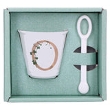 UNICO CUP 'O' W/O HANDLE W/SPOON 75 ccGB