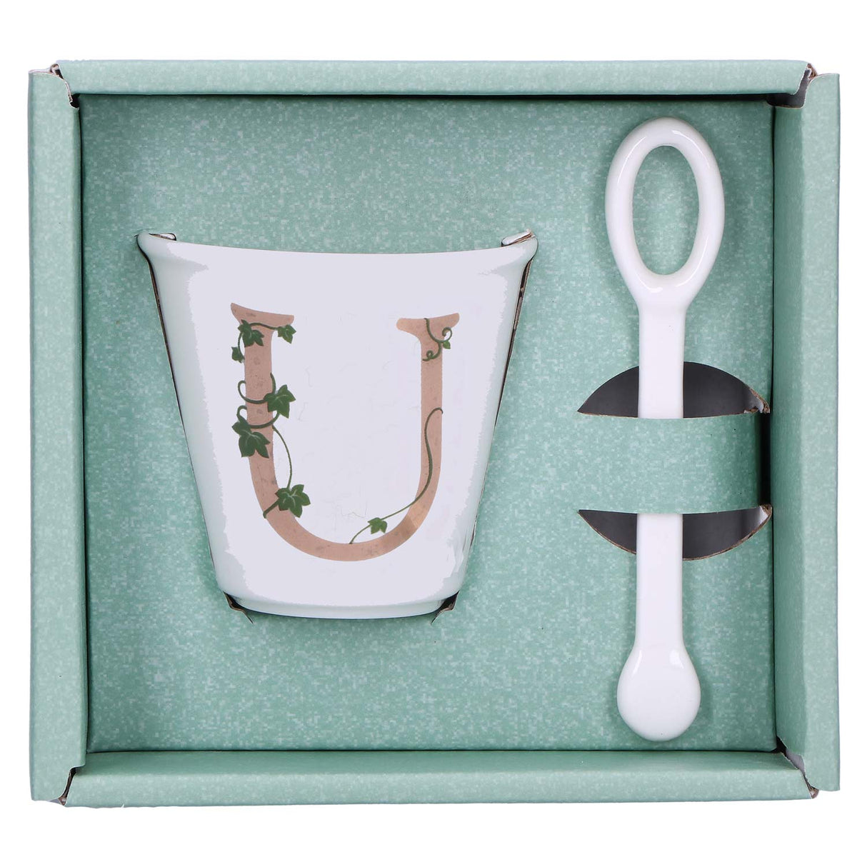 UNICO CUP 'U' W/O HANDLE W/SPOON 75 ccGB