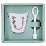 UNICO CUP 'U' W/O HANDLE W/SPOON 75 ccGB
