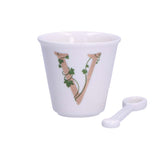 UNICO CUP 'V' W/O HANDLE W/SPOON 75 ccGB