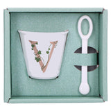 UNICO CUP 'V' W/O HANDLE W/SPOON 75 ccGB