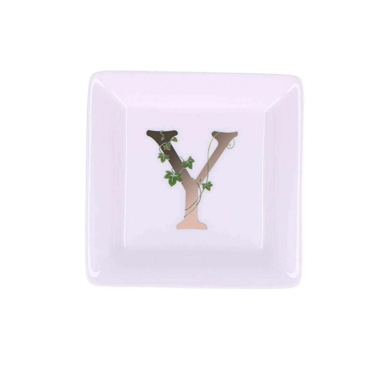 ADORATO SQUARE PLATE 'Y' 10X10 cm GB