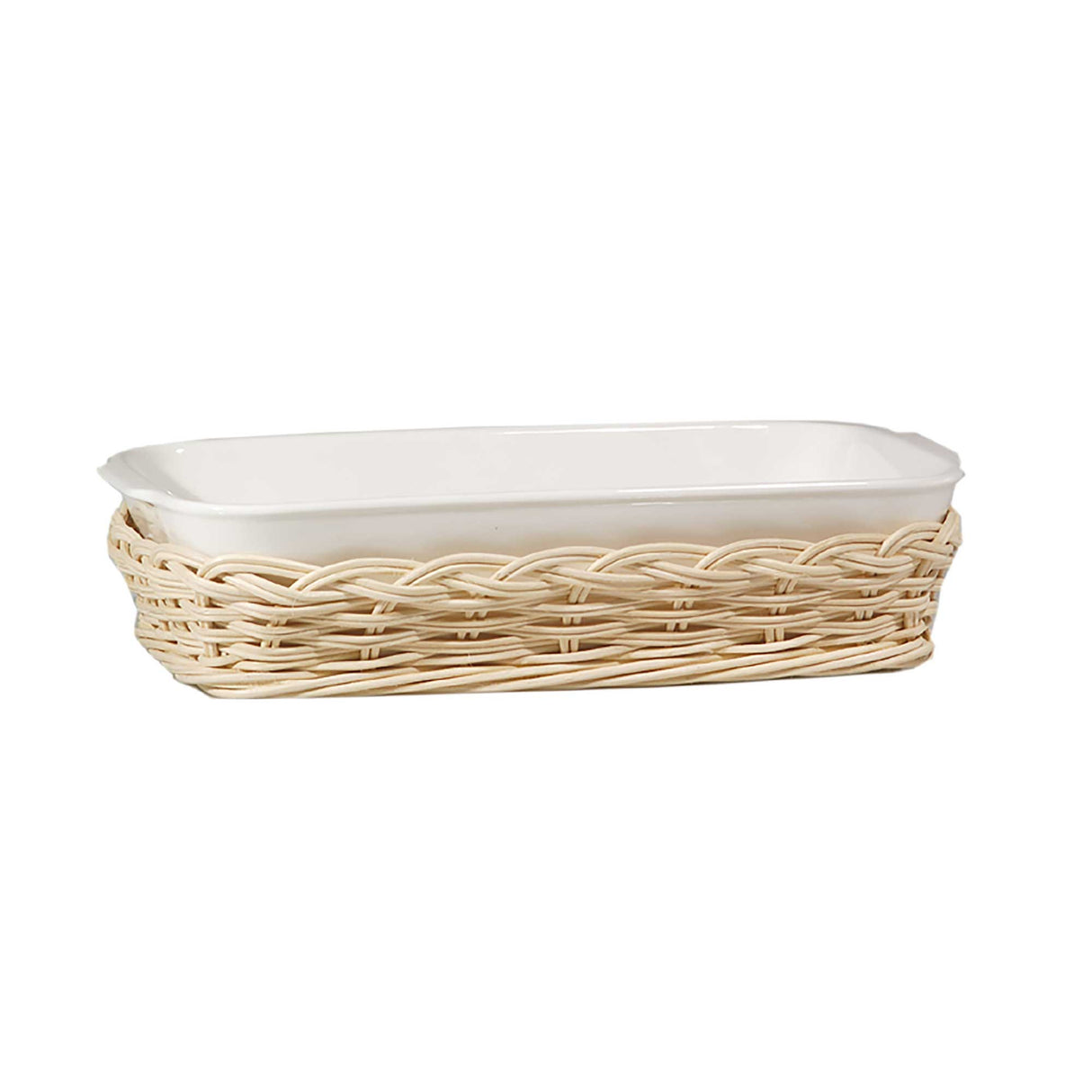 WICKER FOR ANGHIARI BAKING DISHcm30x24