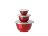 NEW Margrethe set 6 parts 0.25 + 0.75 + 3 L Red