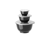 NEW Margrethe set 6 parts 0.25 + 0.75 + 3 L Carbon black