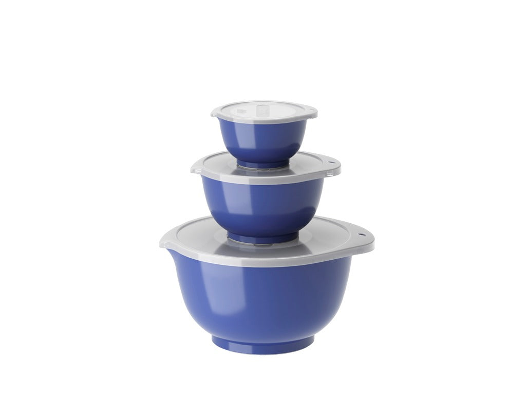 NEW Margrethe set 6 parts 0.25 + 0.75 + 3 L Electric blue