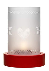 X-mas candle lantern small  2-pack