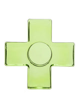 Cross candleholder  green