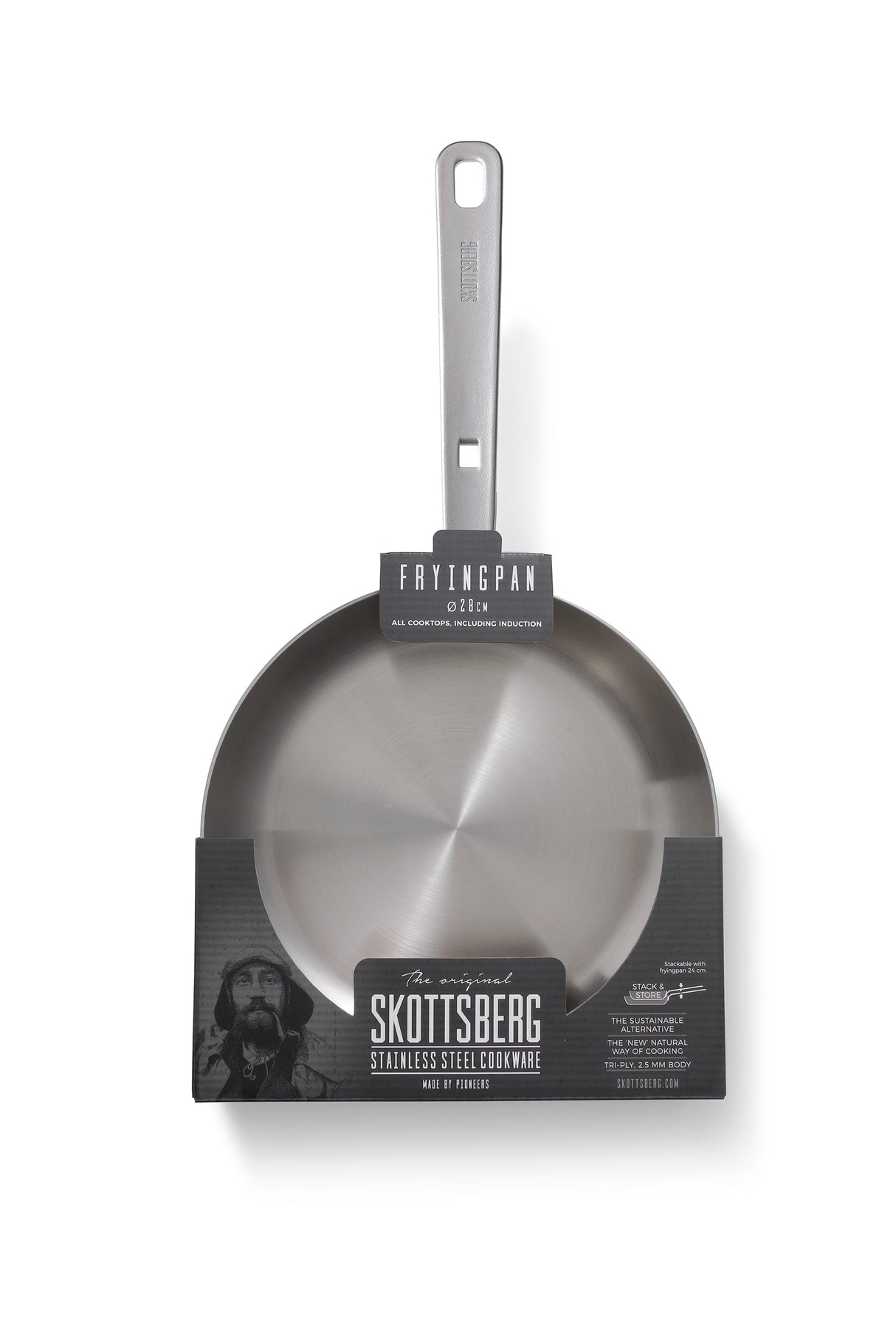 Stainless Steel Fry Pan 28 cm