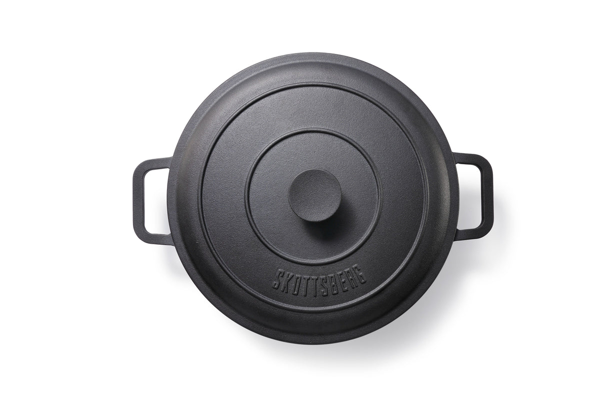 Cast Iron Braiser 31,5cm round w/lid