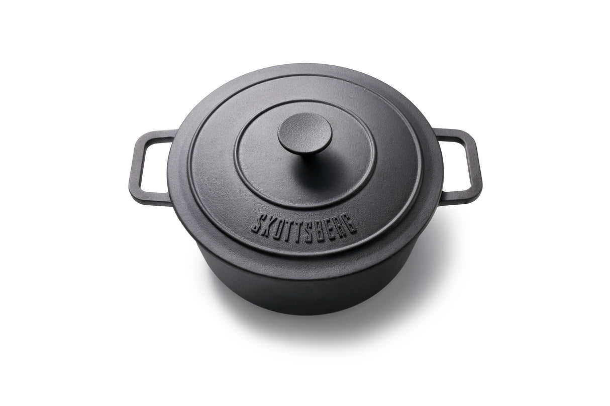 Cast Iron Casserole 28cm round w/lid
