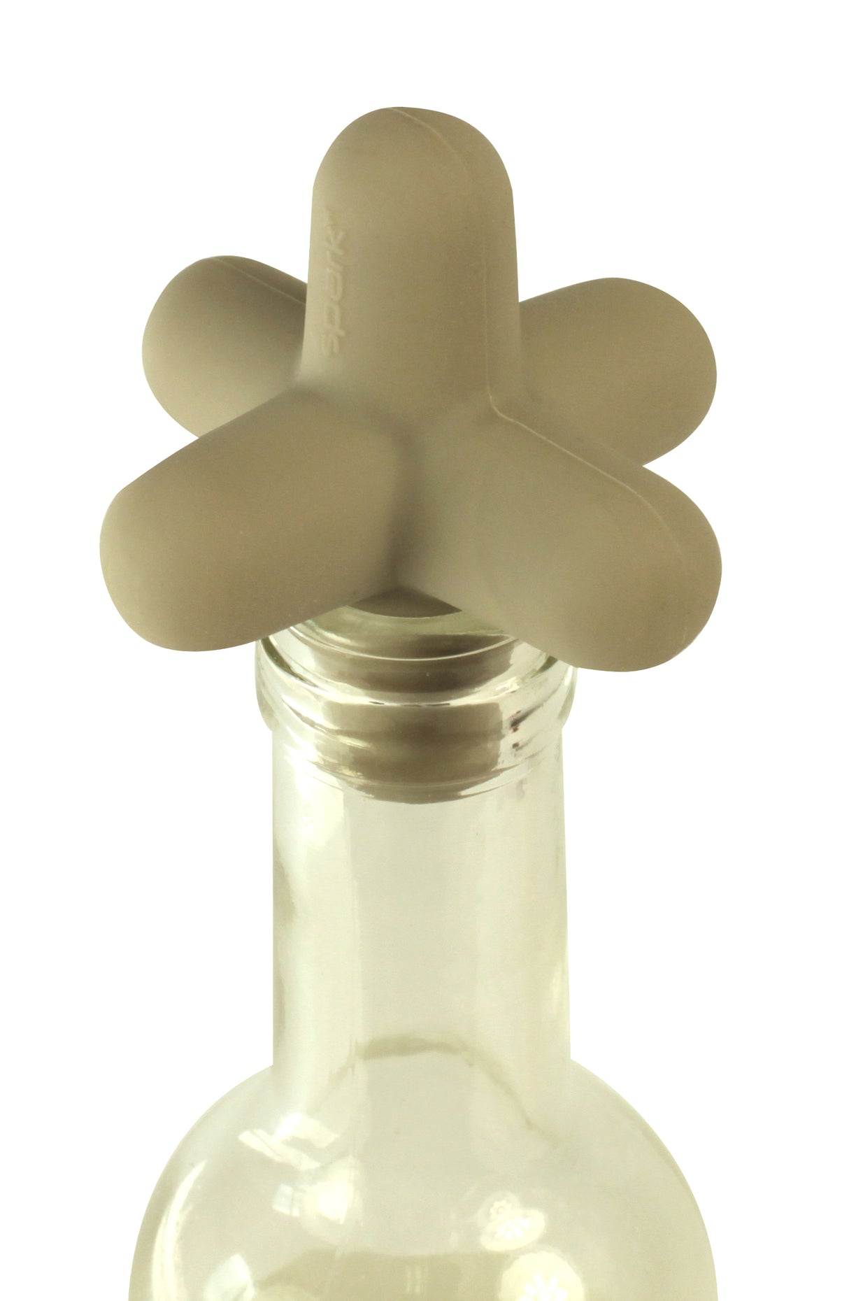 Spark Bottle stopper for wine  champagne  beer bottles - taupe