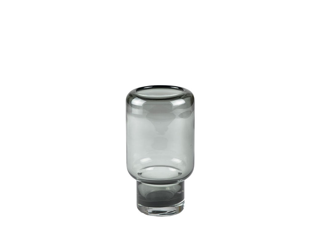 Vase Hoej 11.5x21 Grey Glass