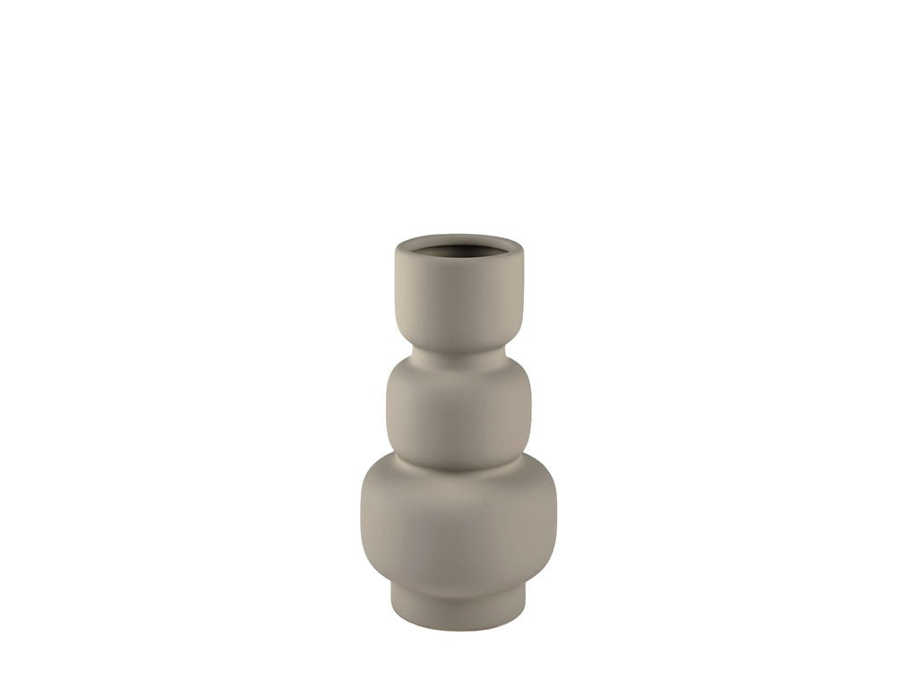 Vase Vilde 11x21 Grey Stoneware