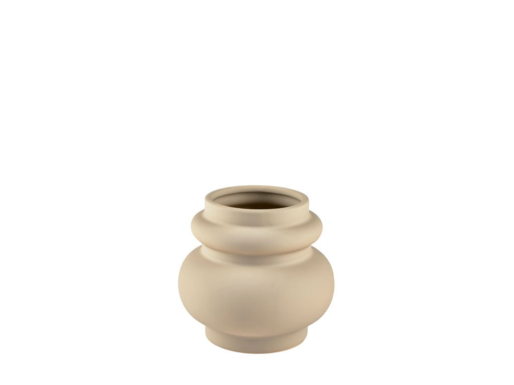 Vase Vilde 16x15 Sand Stoneware