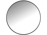 Mirror Vardo D100 cm Black Iron/Mirror