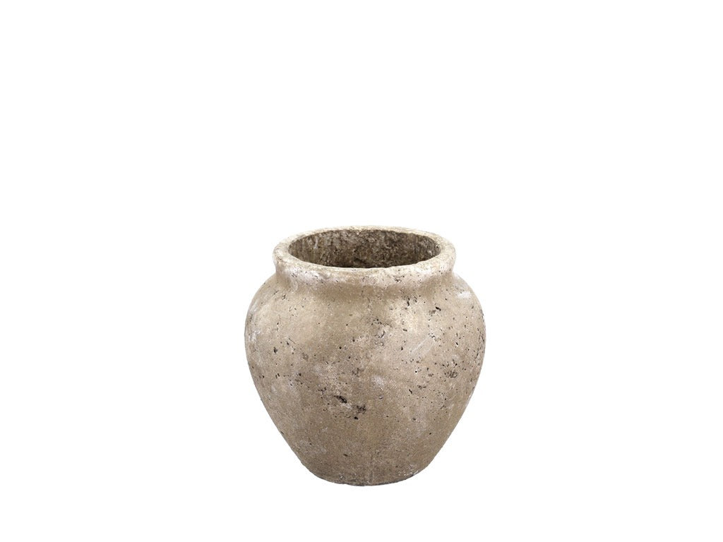Decoration jar Loev H19 Cement