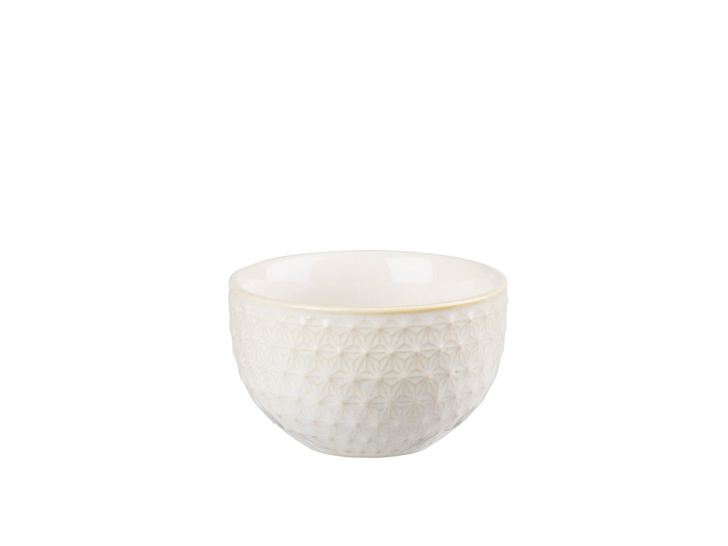 Bowl Elstra 9 x 5.7 cm Stoneware Offwhite ass.