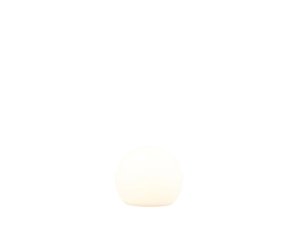 LED Lamp w. solar Maane 20x18 White